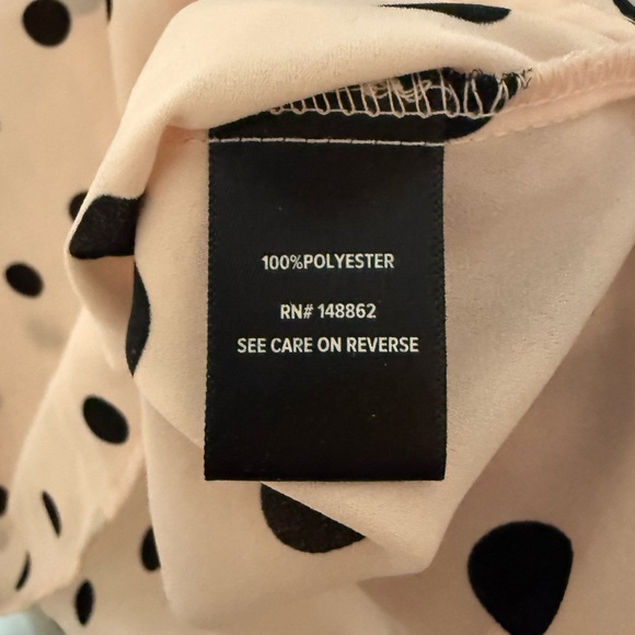 Torrid light pink polka dot sleeveless blouse women’s plus size 0 - Picture 4 of 4